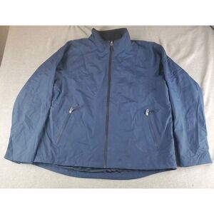 Henri Lloyd Jacket Mens XXL Blue Windbreaker Rain Sailing Full Zip Lined
